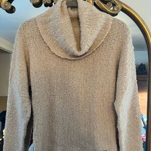 Abercrombie & Fitch Cream Cowl Neck Sweater